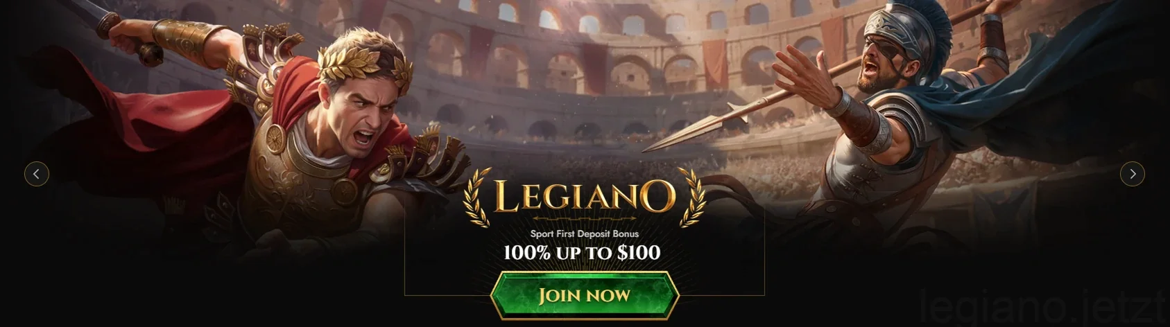 Legiano Casino Willkommensbonus